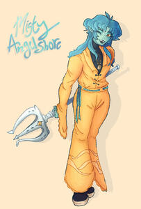 Another Dungeons and Dragons character I designed. (August 2025)