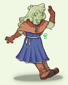 A Dungeons and Dragons character I designed. (March 2025)